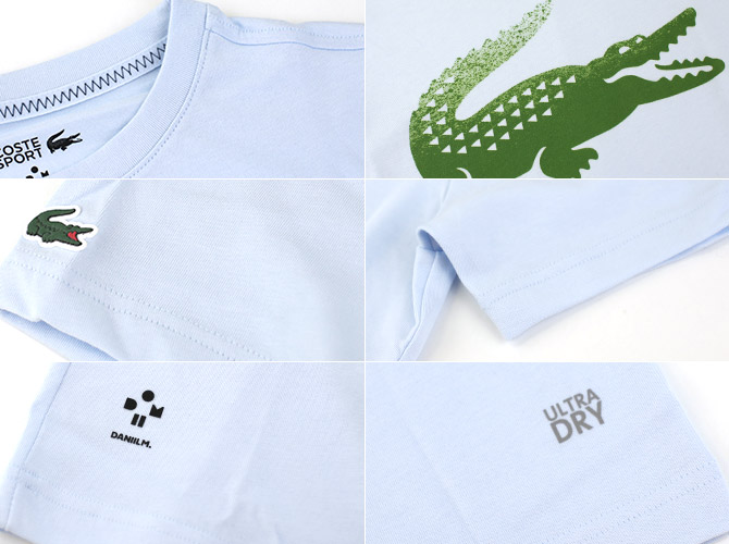 ラコステ LACOSTE テニスウェア メンズ メドベージェフ かすれワニロゴ