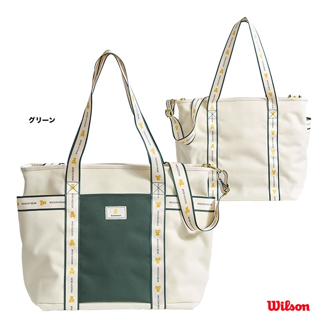 WILSON キャンバス レザー バッグ LIFESTYLE TOTE by Wilson Japan Racquet online - ウイルソン公式
