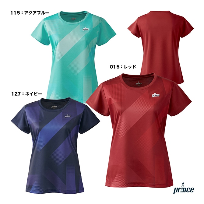 プリンス prince テニスウェア チーム対応 レディス ゲームシャツ