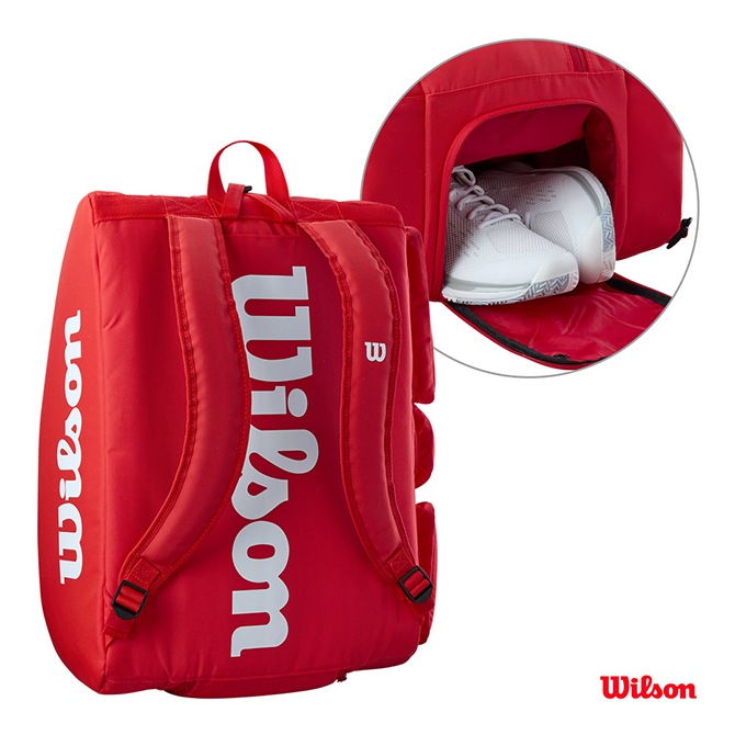 ウイルソン Wilson ピックルボールバッグ PICKLEBALL SUPER TOUR RED