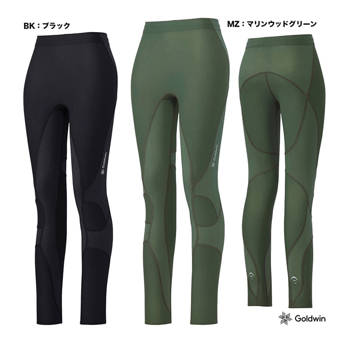 ゴールドウィン インパクトエアーロングタイツ 女性 GCW15151 サイズ1 公式】インパクトエアーロングタイツ（C3fit／レディース