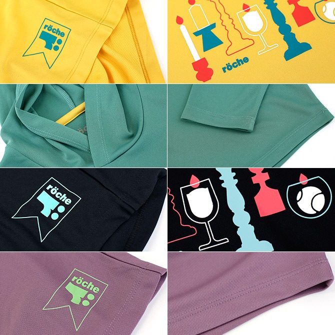 ローチェ roche テニスウェア レディス フーデッド長袖Tシャツ 259514