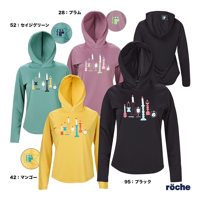 ローチェ roche テニスウェア レディス ゲーム長袖シャツ 259509