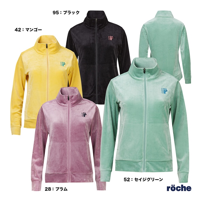 ローチェ roche テニスウェア レディス ベロアジャケット 259515