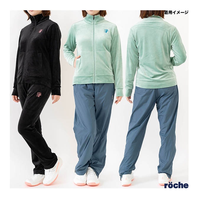 ローチェ roche テニスウェア レディス ベロアジャケット 259515