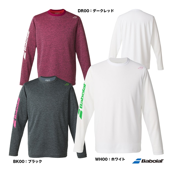 バボラ BabolaT テニスウェア ユニセックス PURE ロングスリーブシャツ