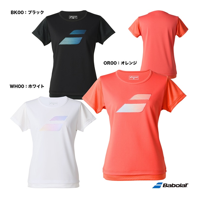 バボラ BabolaT テニスウェア レディス PURE ショートスリーブシャツ