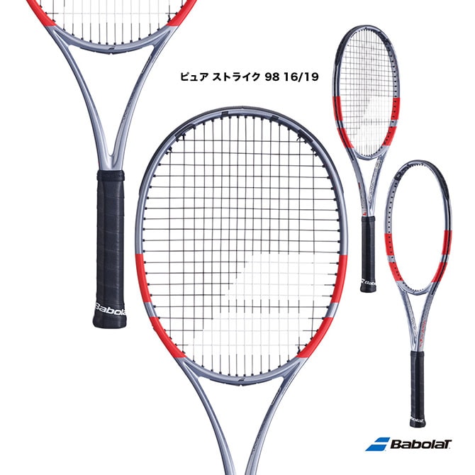 PURE STRIKE 98 16×19 グリップ2 国内正規品 テニス ラケット | Pure Strike 98 16/19 | バボラ