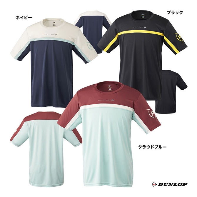 DUNLOP ダンロップ テニスウェア 上下 3点 オレンジ グレー ☆ ウインザーオンラインショップウエア/ダンロップ(並び順