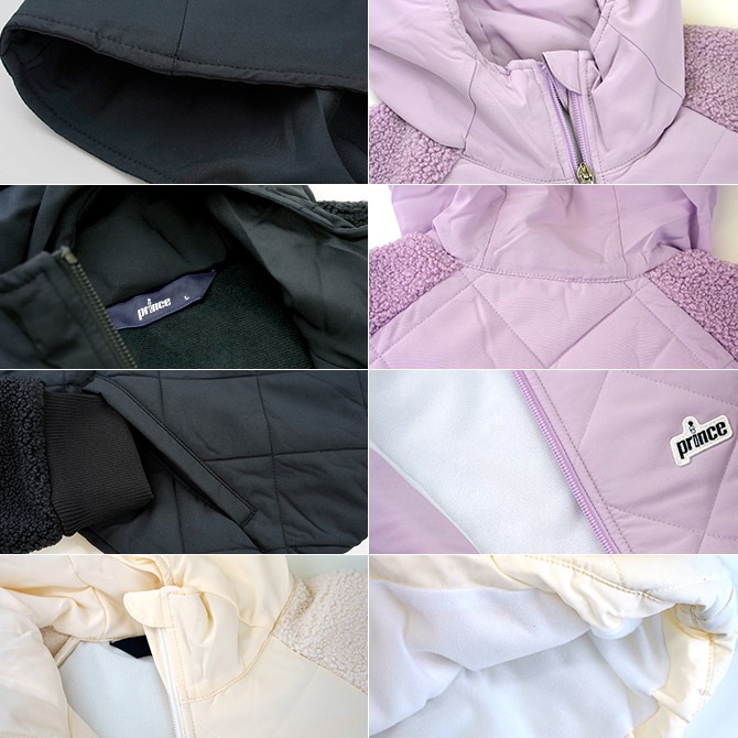 プリンス prince テニスウェア レディス ハイブリッドジャケット