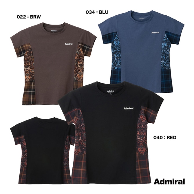 ���ɥߥ�� Admiral �ƥ˥������� ��ǥ��� �����ɥե쥢�������ȥ���ե��å� TEE ATLA550