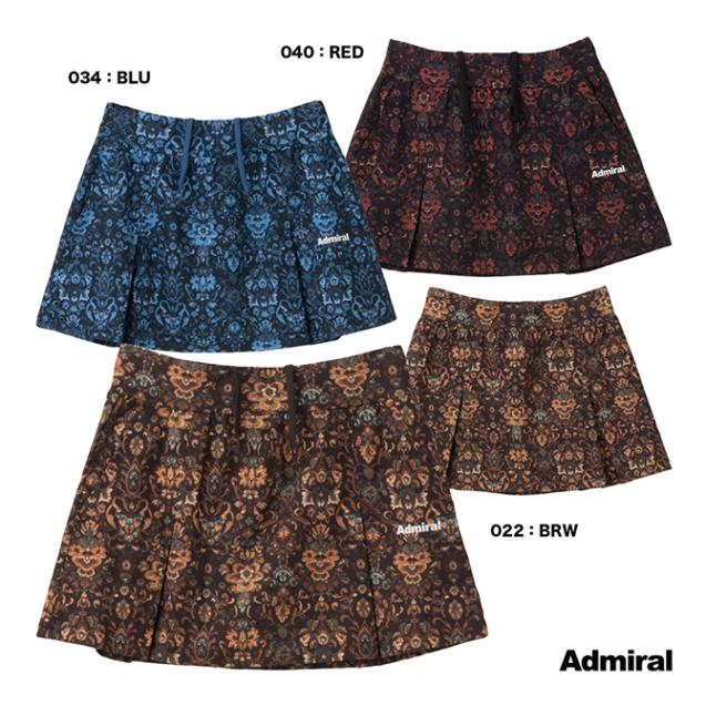 アドミラル Admiral テニスウェア レディス ダマスクタックプリーツ