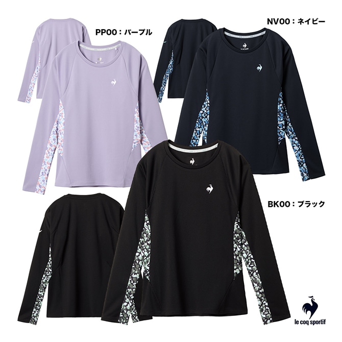 ルコックスポルティフ LCS テニスウェア レディス Aile forme 長袖ゲームシャツ LN5FLT10L