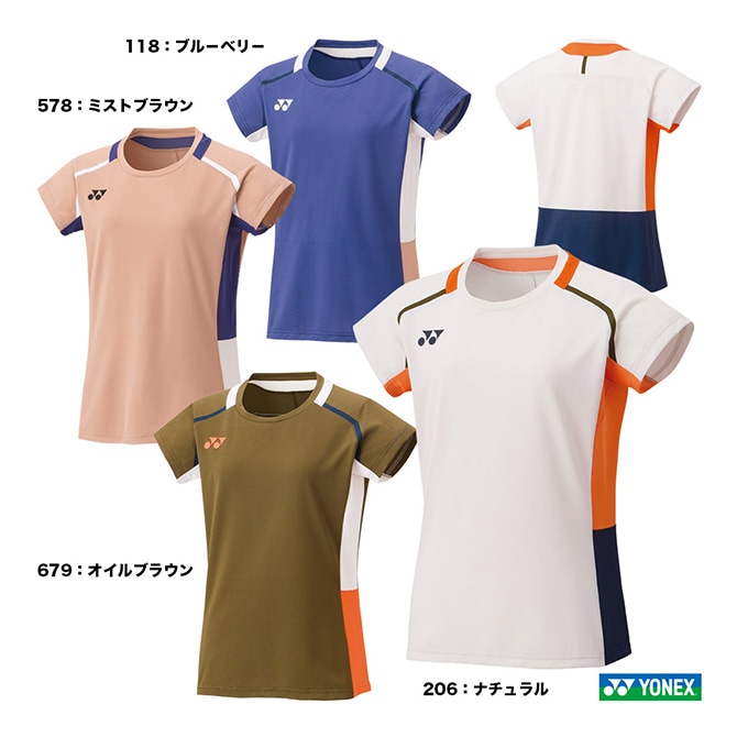 ゲームシャツ バドミントン テニス ヨネックス YONEX バドミントンウェア レディス ゲームシャツ