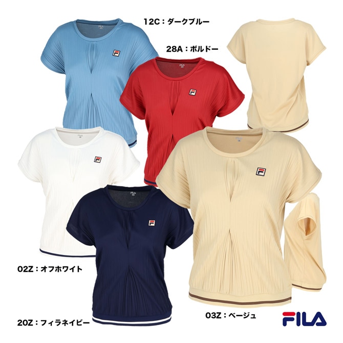 FILA|テニスウェア|ゲームシャツ|レディース 2025年 秋冬新品タグ付き 楽天市場】フィラ FILA テニスウェア レディース ゲームシャツ