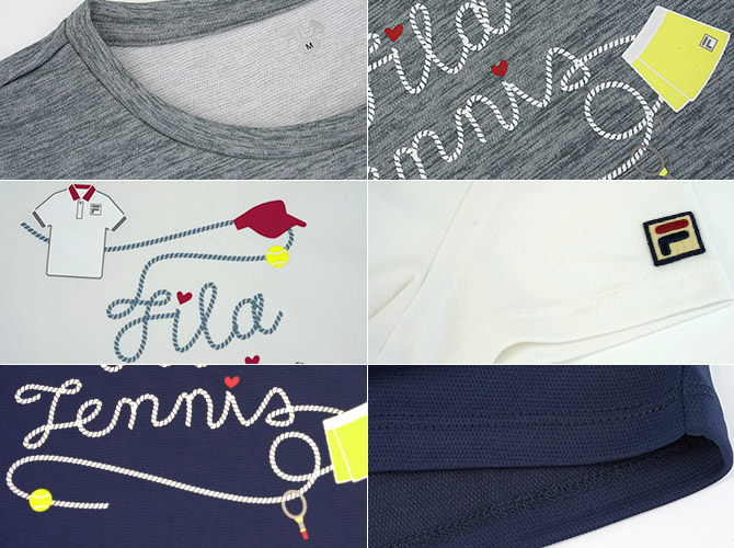 新作2025FW FILA テニスウェア セットアップ 好きに FILAフィラテニス