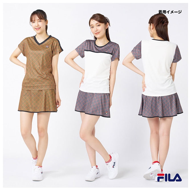 フィラ テニスウエア　スコート　セット FILA（フィラ） テニスウェア レディース スコート VL2944 2024FW