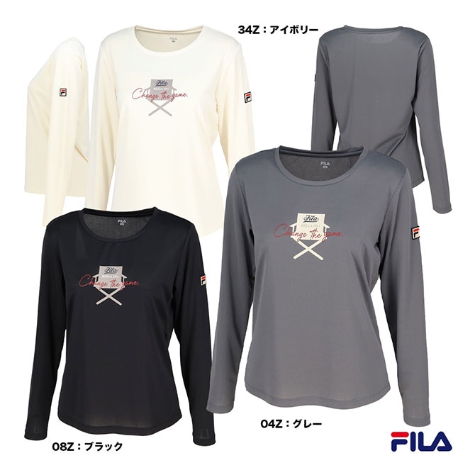 フィラ FILA テニスウェア レディス ロングスリーブグラフィックT