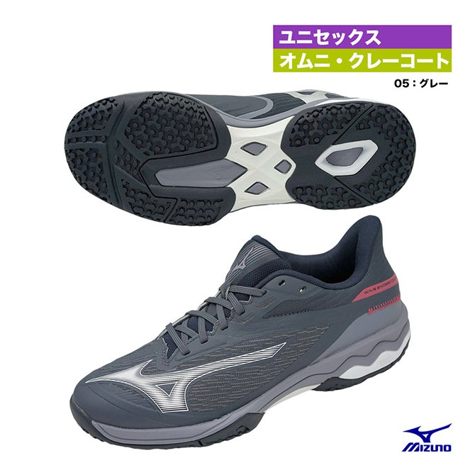 ミズノ MIZUNO テニスシューズ ユニセックス ウエーブエクシードコート