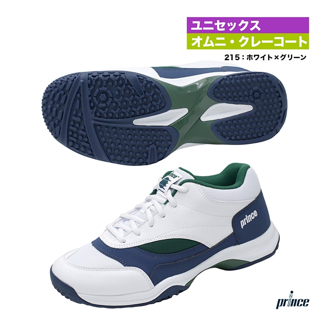 新品　プリンス　テニス　シューズ　24.0 オムニコート用 Prince（プリンス） 「BASIC Series クレー＆グラスサンド用シューズ