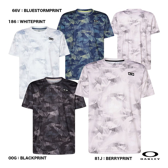 オークリー OAKLEY テニスウェア メンズ SLANT GRAPHIC TEE 12.0