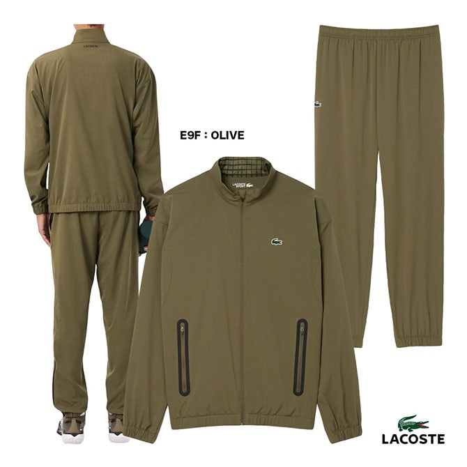 ラコステ LACOSTE テニスウェア メンズ ミニマルテニストラックスーツ