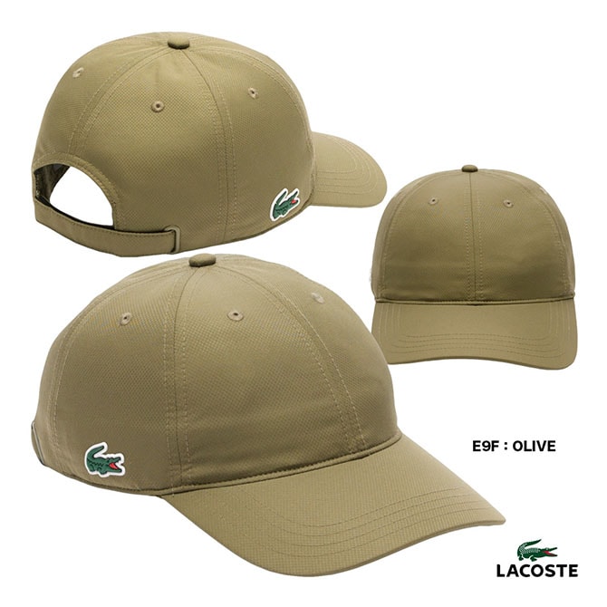 ラコステ LACOSTE  ユニセックス スポーティー6パネルキャップ RK2662