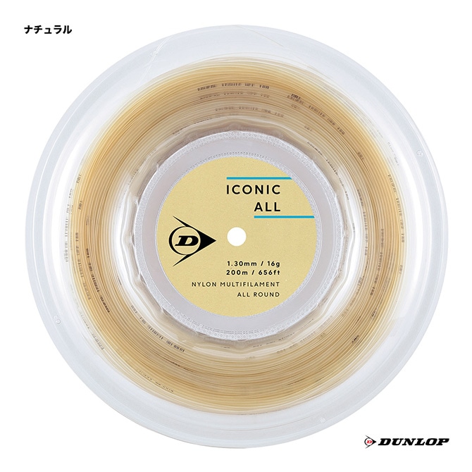ダンロップ DUNLOP テニスガット ロール アイコニック・オール（ICONIC