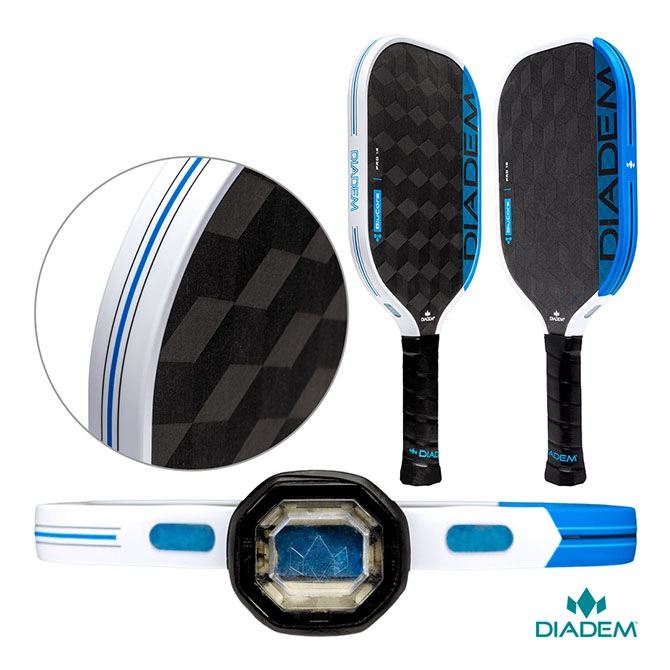 ダイアデム DIADEM ピックルボールパドル エッジブルーコア プロ14
