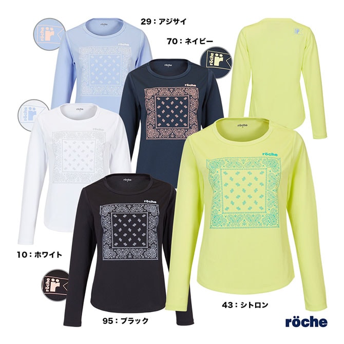 ローチェ roche テニスウェア レディス ゲーム長袖シャツ 259509