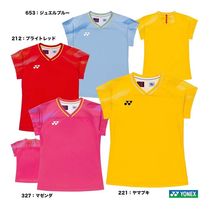 ヨネックス YONEX バドミントンウェア レディス ゲームシャツ 20940