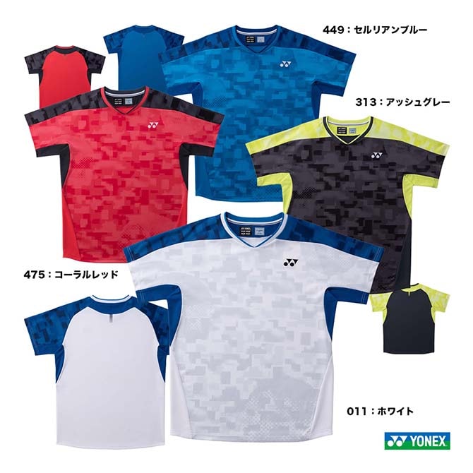 ヨネックス YONEX バドミントンウェア メンズ ゲームシャツ（フィット