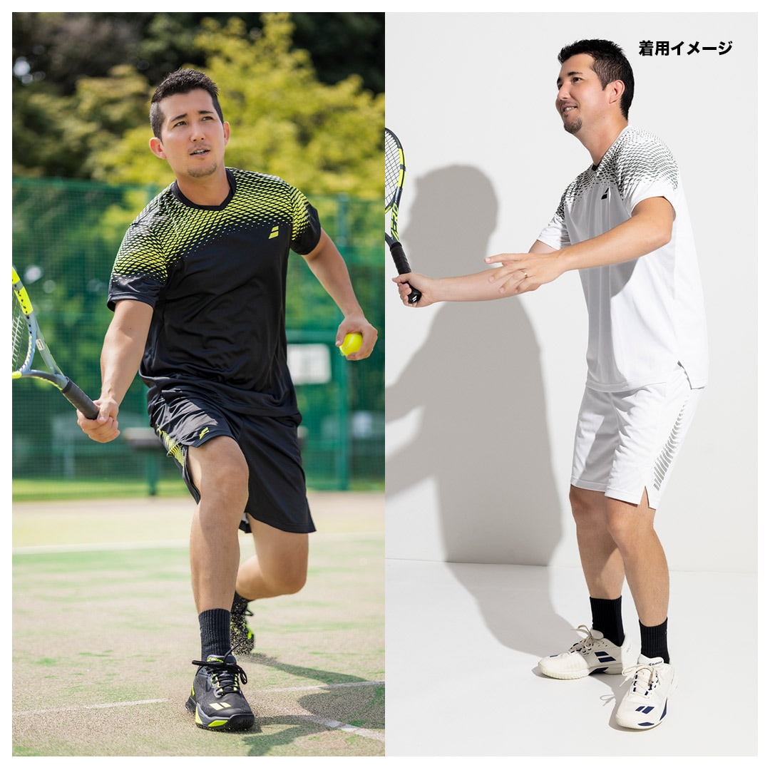 バボラ BabolaT テニスウェア ユニセックス PLAY ショートスリーブ