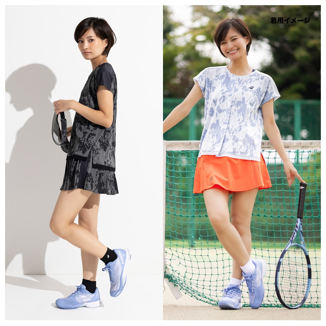 バボラ BabolaT テニスウェア レディス PLAY ショートスリーブシャツ