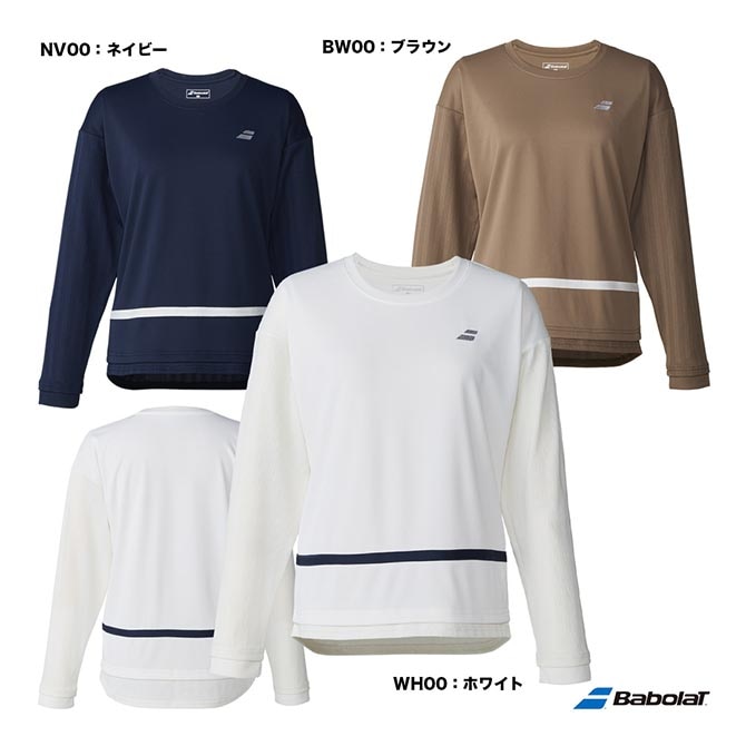 バボラ　テニスウェア　セットアップ　 ホワイト・ブラウン ウェア,2026年春夏発売モデル,バボラ | テニスジャパン本店