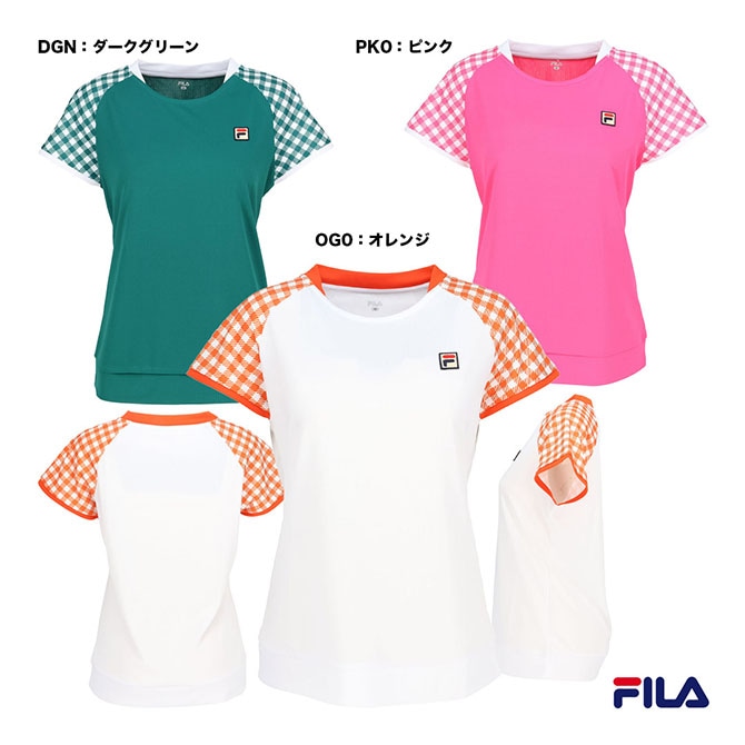 フィラ FILA レディス CZ6SGW014 2026年春夏モデル フィラ FILA テニスウェア レディス ゲームシャツ CZ6SGW014 | ウェア