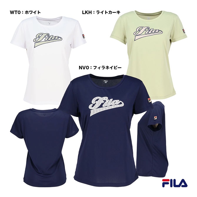 フィラ FILA テニスウェア レディス アップリケTシャツ CZ6SGW046