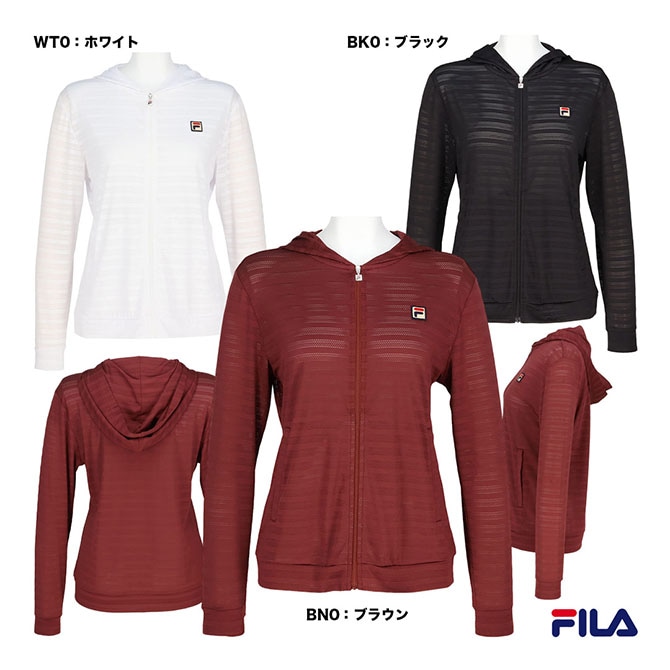 フィラ　FILA　テニスウェア　レディース　フルジップパーカー　L　ブラウン ウェア,タイプ別,アウター・ジャケット,フィラ | テニスジャパン本店