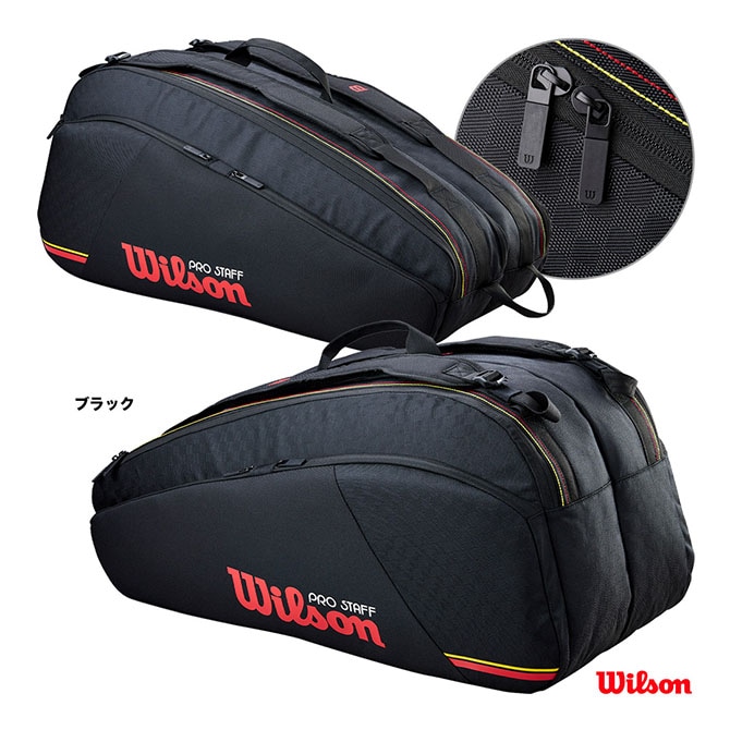 ウイルソン Wilson テニスバッグ プロ スタッフ クラシック 12PK ラケットバッグ PRO STAFF CLASSIC 12PK RACKET BAG WR8051701001
