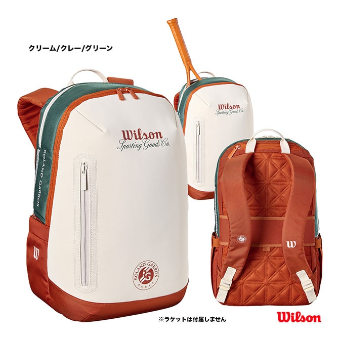 ウイルソン Wilson テニスバッグ ローランギャロス テニス バックパック ROLAND GARROS TENNIS BACKPACK WR8052601001