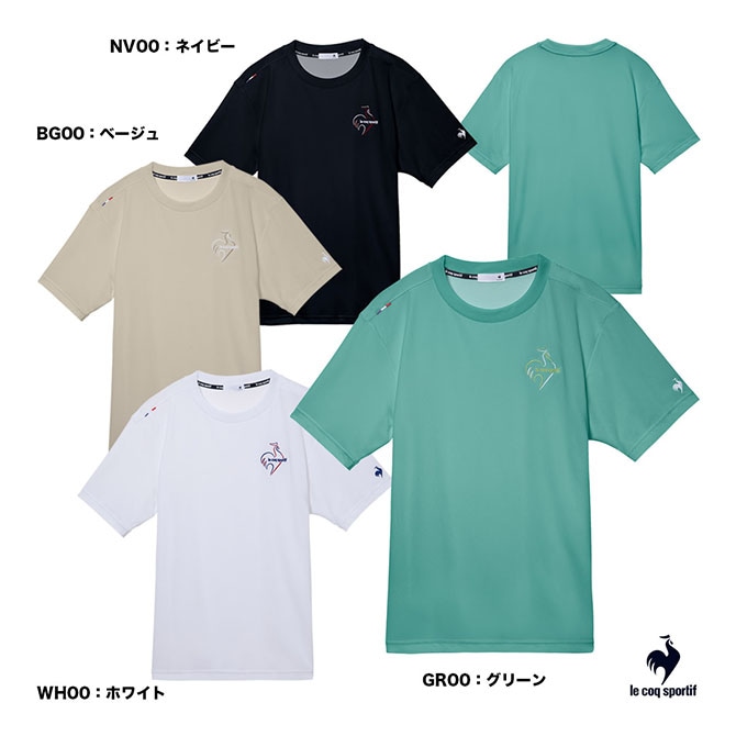 ルコックスポルティフ LCS ウェア メンズ 接触冷感ポリエチレン半袖Tシャツ LT6SHT04M
