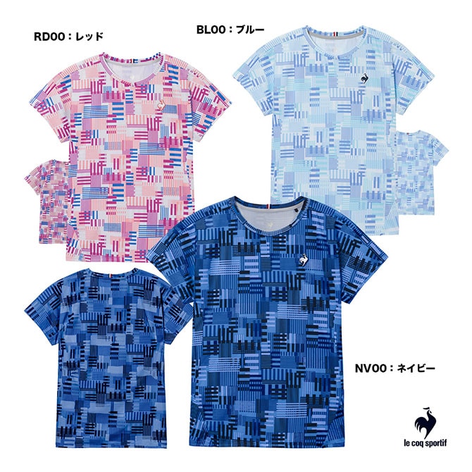ルコックスポルティフ LCS テニスウェア レディス Aile forme ゲームシャツ LN6SHT20L