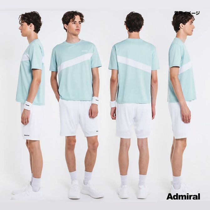 アドミラル Admiral テニスウェア メンズ ダイアゴナルラインTEE