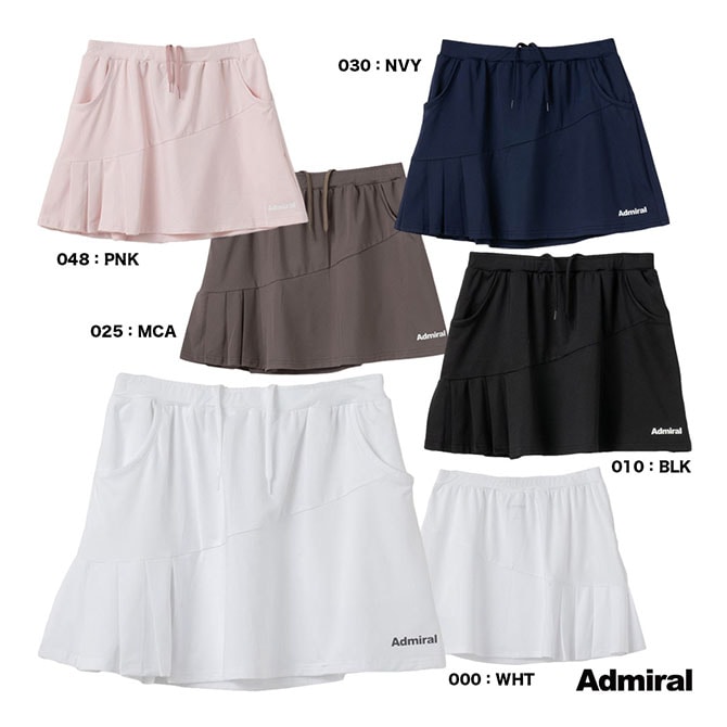 アドミラル Admiral テニスウェア レディス アシメタックプリーツ