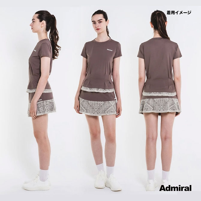 アドミラル Admiral テニスウェア レディス レースレイヤードフレア