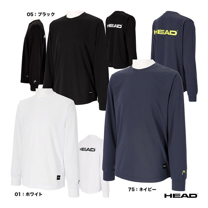 �إå� HEAD �ƥ˥������� ��� Longsleeve Logo Mesh T-shirt 541122