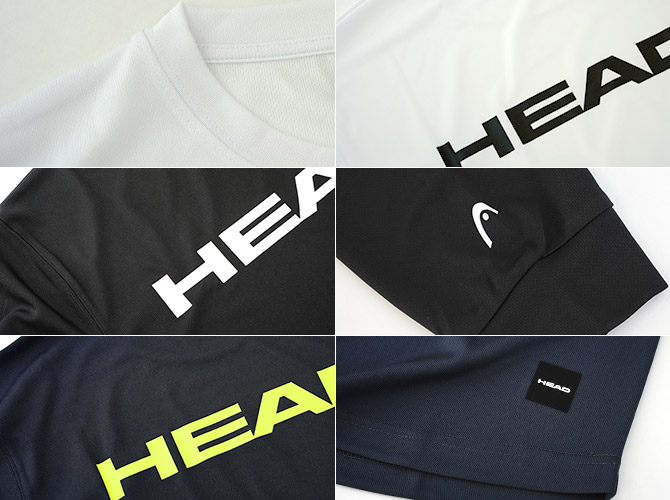 【新品未使用】HEAD テニスウェア 4点セット　サイズS ヘッド HEAD テニスウェア メンズ Longsleeve Logo Mesh T-shirt