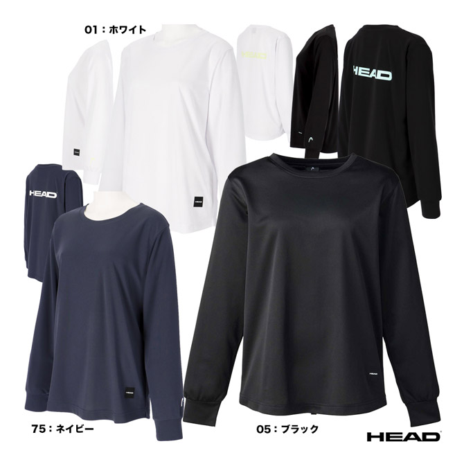 ヘッド HEAD テニスウェア レディス Longsleeve Logo Mesh T-shirt 541132