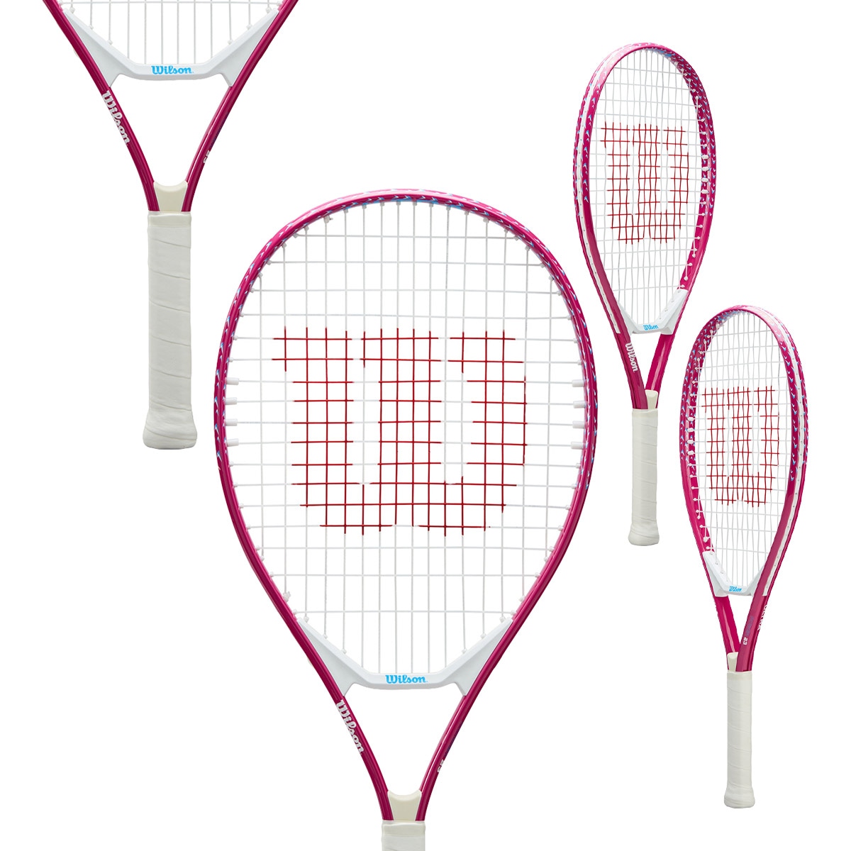 �����륽�� Wilson �ƥ˥��饱�å� ����˥� ����ȥ� �ѥ JR �ԥ� 23 ULTRA POWER JR PINK 23 WR187610