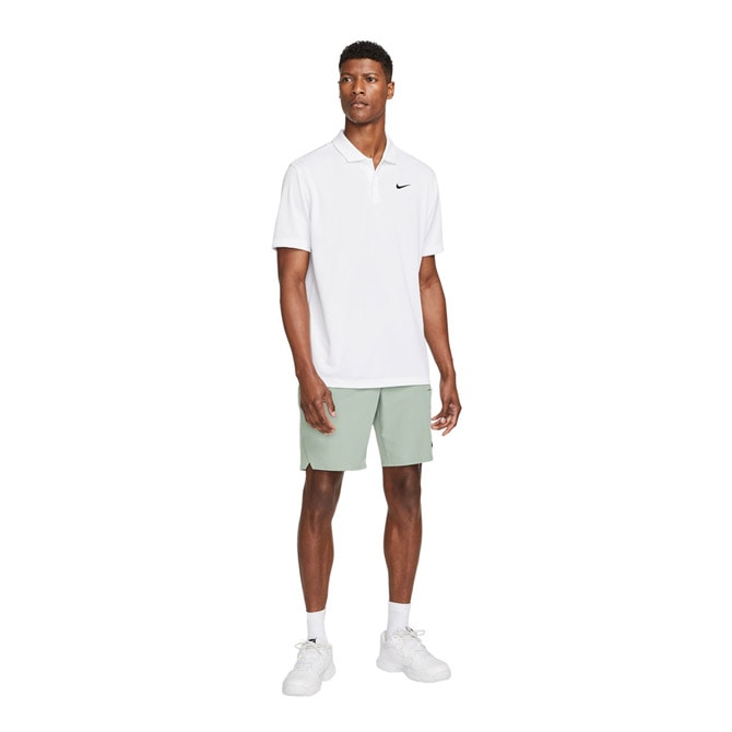 ナイキ NIKE テニスウェア メンズ コート DF ソリッド S/S ポロ DH0858